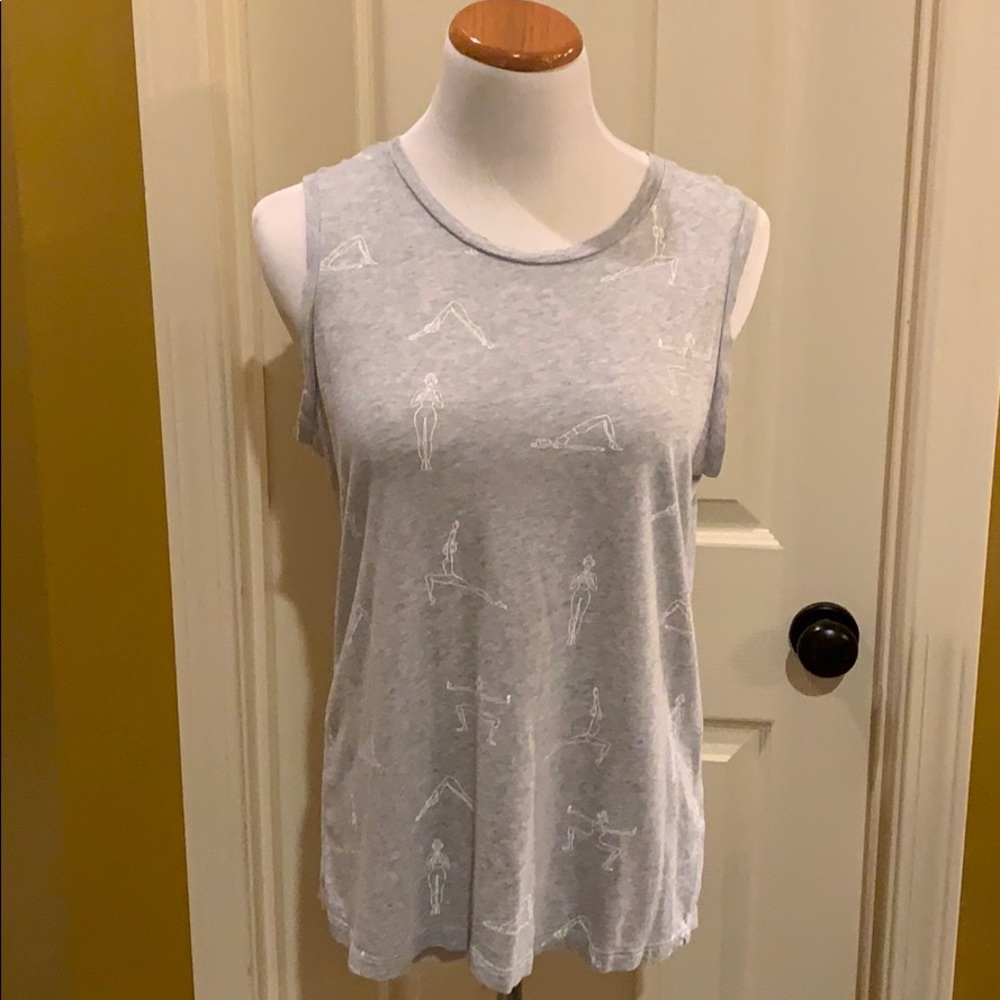 Yoga Poses Sleeveless Shirt M